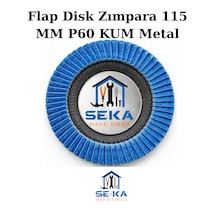 Flap Disk Zımpara 115 Mm P60 Kum Metal - Ahşap Taşlama Diski 10 Adet