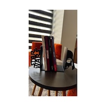 Dekoratif Metal Kitap Tutucu Star Wars Sıluet Kitaplık Organizer Destek