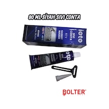 Siyah Sıvı Conta Rtv +300 C Isıya Dayanıklı 80 Ml Tüp Silikon