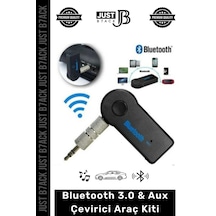 Bluetoothaux 4 Saat Bataryalı Uyku Mod Usb Şarjlı Bluetooth 3.0 Aux Müzik Alıcısı Telefon Araç Kiti