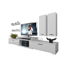 Decoraktiv Flex 5d Slm Tv Ünitesi Tv Sehpası Beyaz