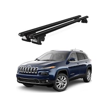 Venüs Jeep Cherokee 2014-2023 Uyumlu Siyah Ara Atkı Port Bagaj Tavan Barı