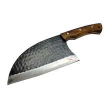Kamp Bıçağı Şef Bıçağı Salata Bıçak Çelik Büyük Boy 30cm Keskin Kılıflı Siyah