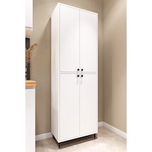 Ases Mobilya Ases E51 Çok Amaçlı Dolap Mutfak Dolabı , Banyo Dolabı , Kiler Dolabı , Ayakkabılık Dolabı Beyaz Beyaz
