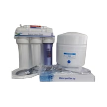 Aquabir Açık Kasa 5 Filtreli Çift Karbon Filtreli Pompasız Su Arıtma Cihazı + Lüks Musluklu