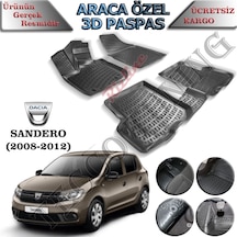 Rizline Dacia Sandero 2008-2012 3D Havuzlu  Paspas