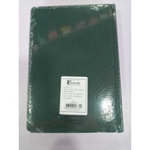 2023 14x20 Cm Günlük Termo Deri Sert Kapak Ajanda Yeşil