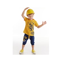 Denokids Kepçe Erkek Çocuk Kapri Takım Çok Renkli