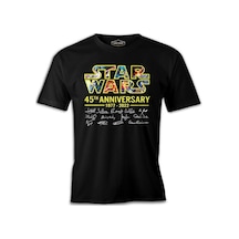 Star Wars - 45th Anniversary Siyah Erkek Tshirt 001 Star Wars - 45th Anniversary Siyah Erkek Tshirt 001