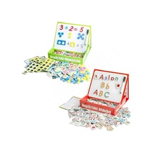 Eğitici Manyetik Harfler Ve Manyetik Matematik Sayı Seti - Magnet Yazı Tahtası Alfabe Sayılar