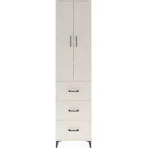 Arges Dolap Tek Raflı 4 Çekmeceli 2 Kapaklı 60x30x243 Aytaşı-aytaşı Aytası