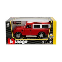22063 Land Rover Series Iı Model Araba 1:24 Kırmızı -nessiworldman