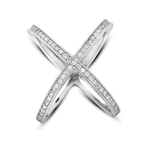 Kuyumcudukkani X İşaretli Çapraz Yüzük-10214-w-w Beyaz Kuyumcudukkani X İşaretli Çapraz Yüzük-10214-w-w Beyaz