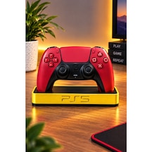 Veriqo 3d Ps5 Dualsense Uyumlu Oyun Kolu Standı Gamepad Tutucu Masaüstü Controller Standı Sarı