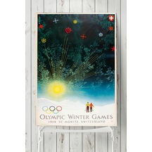 Olympic Winter Games Vintage Poster