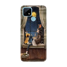 Realme C25 Kılıf Desenli Silikon Kılıf Ananas Camera Glass 1358