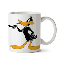 Daffy Duck Donald Duck Bugs Bunny Cartoon İki Tarafı Baskılı Kupa Bardak Çok Renkli