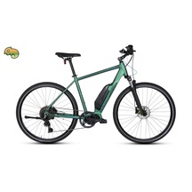 Carraro E-sportive 6.6 9-v Hd Elektrikli Trekking Bisikleti - 52 Cm Mat Mavi-yeşil Mor Bukalemun -siyah-beyaz