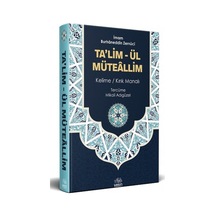 Talim Müteallim Kelime Kırık Manalı Türkçe Arapça Ciltli