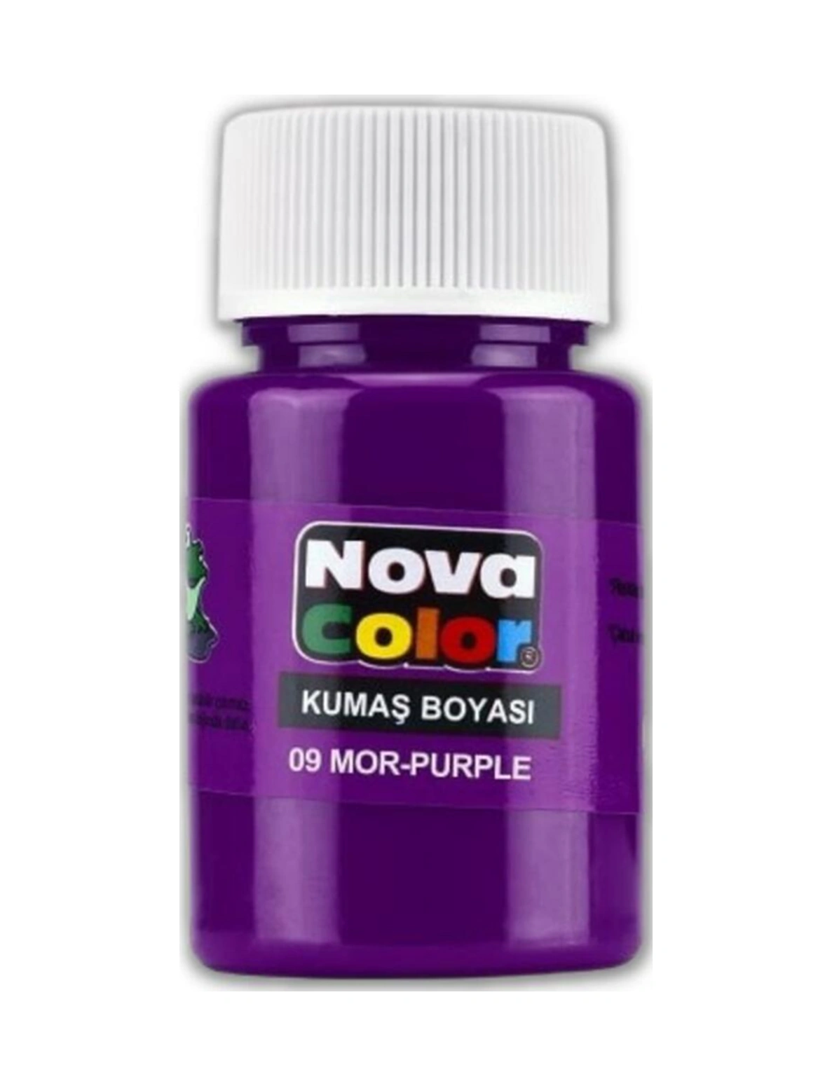 Mor Kumaş Boyası Tişört Çanta Tekstil Boyası 30 Ml 1 Adet Kumaş Boyası Mor 1 Adet Mor
