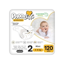 Protection Bebek Bezi 2 Numara Mini 3-6 Kg 120 Adet 2 Li Jumbo Set, Maksimum Koruma Diğer