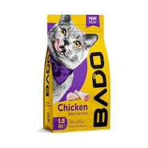 Bado Yetişkin Kedi Maması Tavuk Etli 1,5 Kg