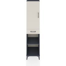 Hyperion Dolap 4 Raflı Tek Çekmeceli Tek Kapaklı 44x44x195 An... Antrasit