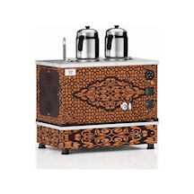 Anka Doğalgazlı Bakır Pro Compact Hibrit Smart 2 Demlikli 20 Litre Çay Makinesi