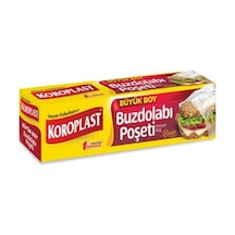 Koroplast Tekli Buzdolabı Poşeti Büyük 20 Li 30x45 Cm