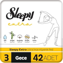 Sleepy Extra Ultra İnce Hijyenik Ped Gece 42 Adet Ped