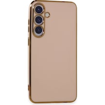 Gld-spt- Newface Samsung Uyumlu Galaxy S24 Kılıf Volet Silikon - Pembe