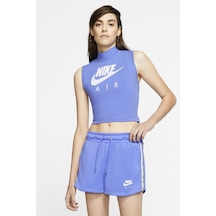 Nike Women's Mock Tank Boğazlı Yaka Mor Atlet Mor