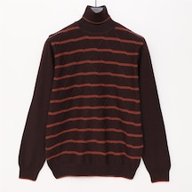Dio Rise Erkek Şardonsuz Uzun Kol İnce Balıkçı Sweatshirt - 189232 - Kahverengi Kahverengi