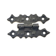Ers Antika Tarz Dekoratif Pirinç Yıldız Menteşe - 63x36 Mm, Oksit