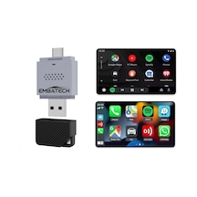Araç Içi Kablosuz Android Auto Ve Carplay Adaptörü Emt-004