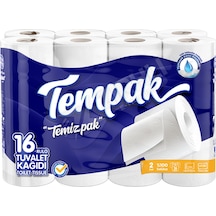 4 Adet Tempak Çift Kat Tuvalet Kağıdı 16'lı