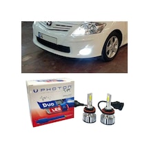 Toyota Auris Led Xenon Uzun Far Ampulü Hb3 Duo Yeni Seri Beyaz 2006-2012