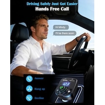 Lıhan X8 Bluetooth Araç Kiti Fm Transmitter & Çift Usb Şarj Cihazı Kablosuz Müzik