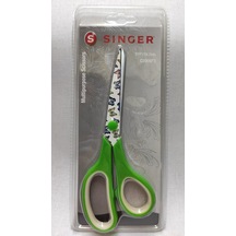 Sınger Çiçek Desenli Çok Amaçlı Renkli Saplı Makas
