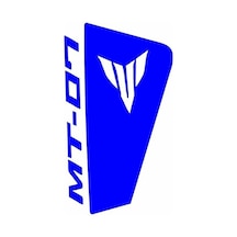 Yamaha Mt07 2014 - 2017 Uyumlu Mavi Siperlik Sticker Set Standart
