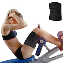 Sauna Suit Sauna Bacak Bandı Kadın Erkekler İçin Ayarlanabilir Bacak Bandı Siyah