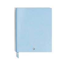 Montblanc Saffiano Deri Açık Mavi Büyük Boy Defter 135030