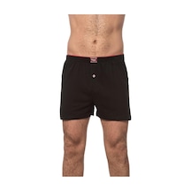 Özkan Underwear 6 Adet Özkan Erkek Pamuklu Şardonlu Düz Renk Boxer 0041 Siyah Özkan Underwear 6 Adet Özkan Erkek Pamuklu Şardonlu Düz Renk Boxer 0041 Siyah