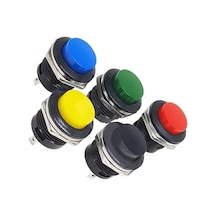 Ic-180a 16mm Yaylı Push Buton R13-507 Kırmızı