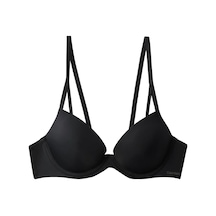 Calvin Klein Push Up Plunge Siyah Destekli Dekolte Sütyeni