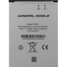General Mobile Discovery Gm6/Gm6 Life Pil Batarya