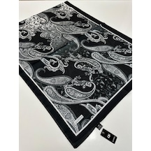 Qashka Saten İpek Şal Etro Desen Lbt0101-41271 Çok Renkli