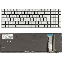 Asus G58, N551j, N751, R555, R561, N552, N752 Notebook Klavyesi Gri Tr Işıklı / Kl0940ld