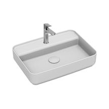 Isvea Infinity Tezgah Üzeri Lavabo 55CM Mat Beyaz