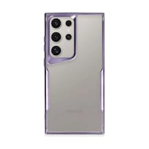 Samsung Galaxy  Uyumlu - S25 Ultra Kılıf Boyi Silikon Kapak - Derin Mor